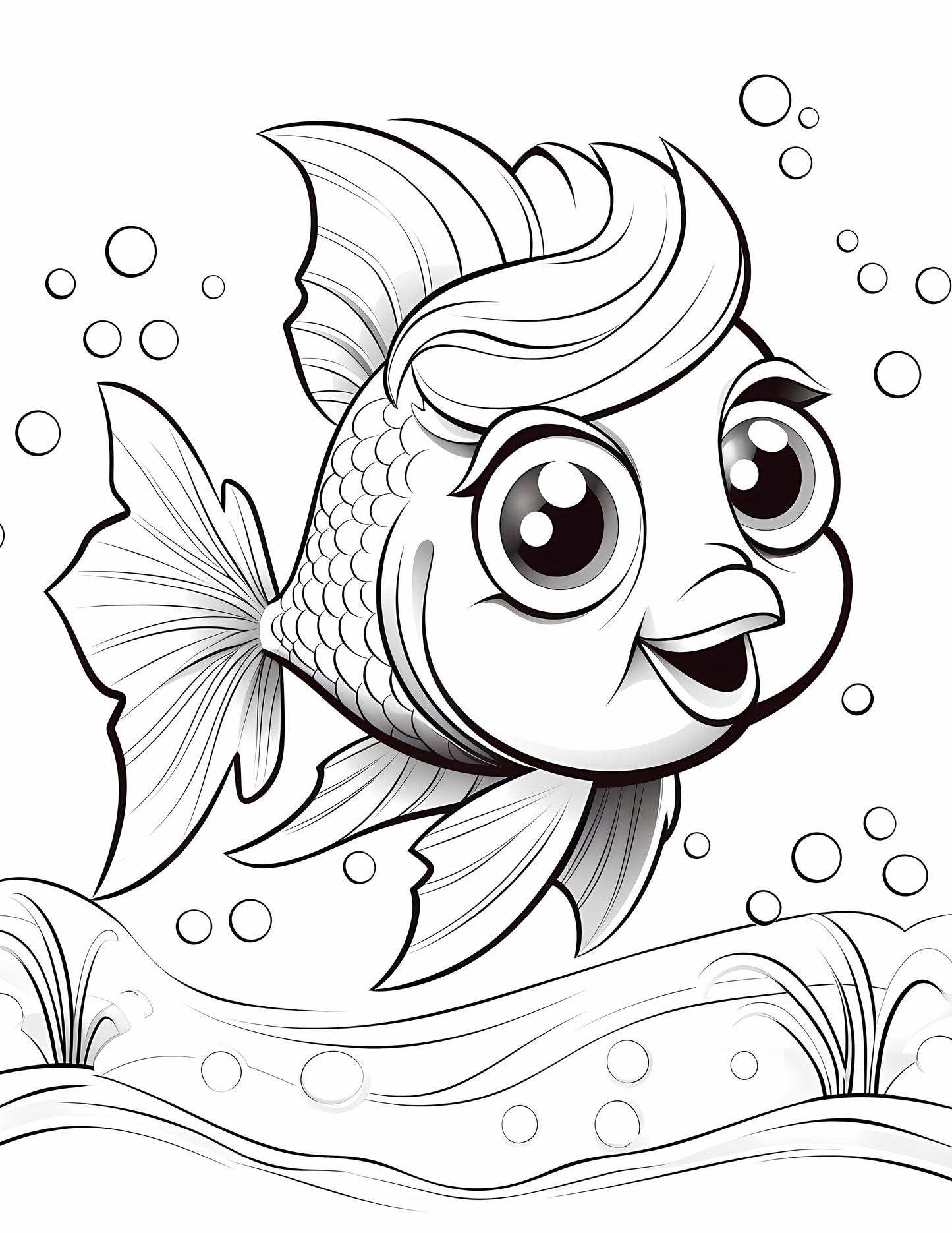 40 Nemo-Inspired Coloring Pages – Resellable PLR for Kids