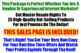 Get These 25 MRR Products + Sales Page & Additional Graphics For Only $5.95