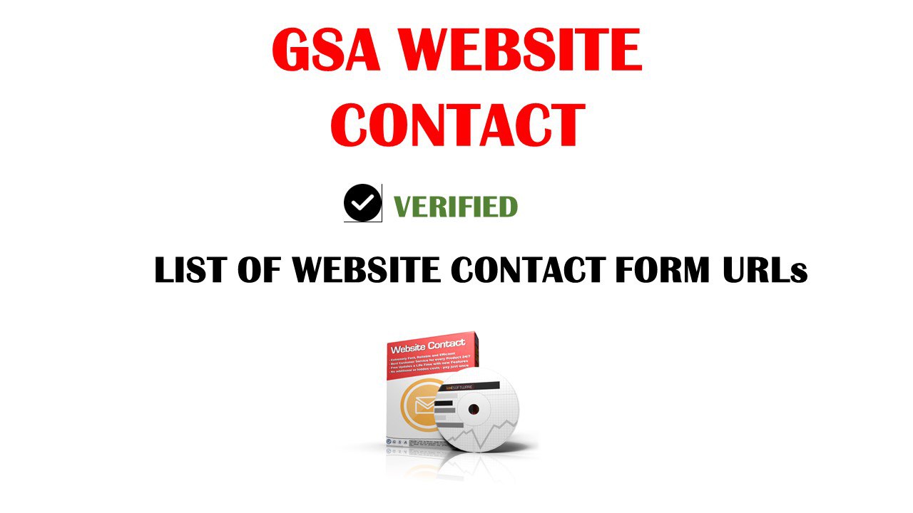 GSA Website Contact Verified List – 1M Targeted URLs! - Collection 4