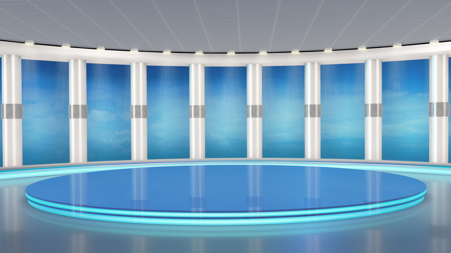 Ready To Use Zoom & Google Meet Backgrounds - Cities, Studios