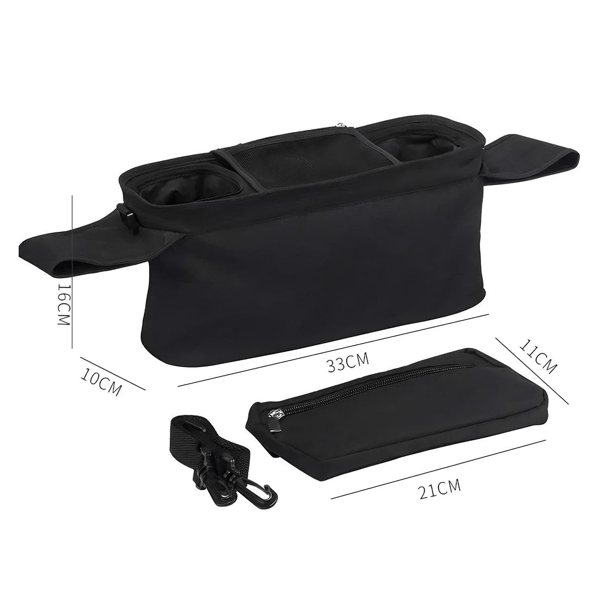 Baby Stroller Manager With Non-Slip Strap