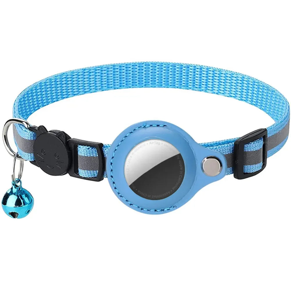 Reflective Cat Collar with Apple AirTag Holder