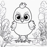 209 Animal-Themed Coloring Pages – Resellable PLR for Kids