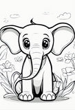 209 Animal-Themed Coloring Pages – Resellable PLR for Kids