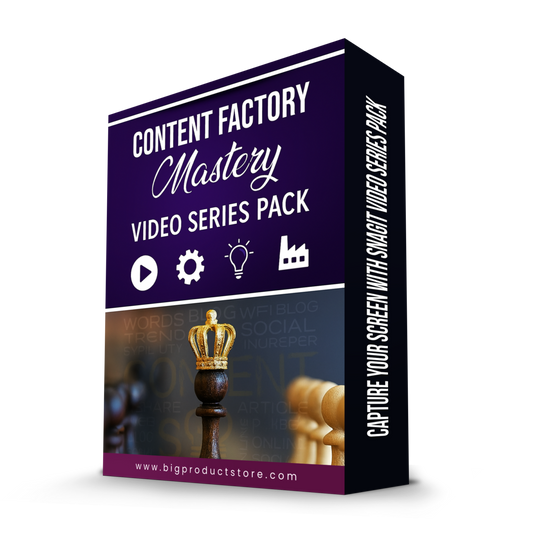 Content Factory Mastery Video Series Pack