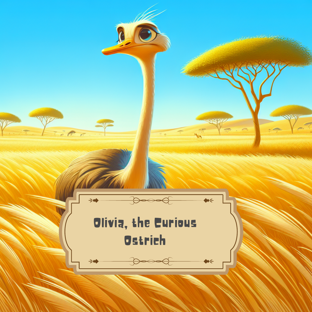 Olivia, the Curious Ostrich