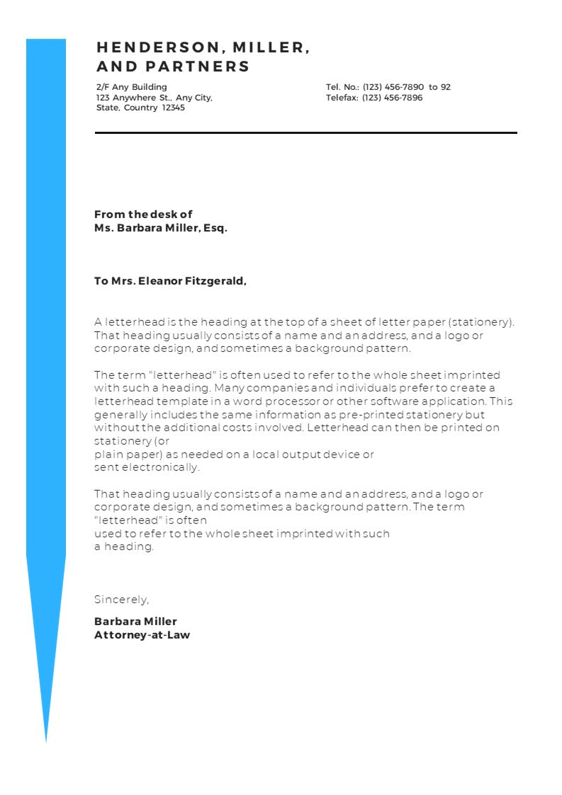 150 Editable Letterhead Templates – Professional & Stylish!