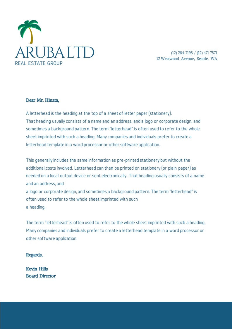 150 Editable Letterhead Templates – Professional & Stylish!