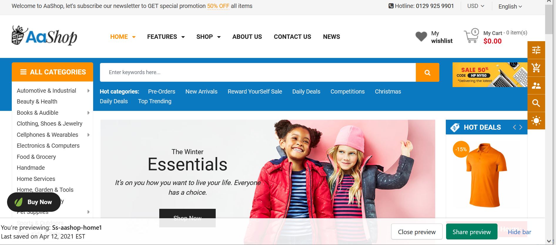 21 Premium Shopify Themes – Elevate Your Online Store Collection 10