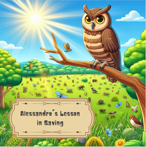 Alessandro the Owl’s Lesson in Saving & Wise Choices!