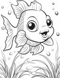 40 Nemo-Inspired Coloring Pages – Resellable PLR for Kids