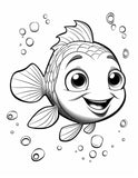 40 Nemo-Inspired Coloring Pages – Resellable PLR for Kids