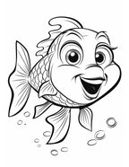 40 Nemo-Inspired Coloring Pages – Resellable PLR for Kids