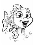 40 Nemo-Inspired Coloring Pages – Resellable PLR for Kids