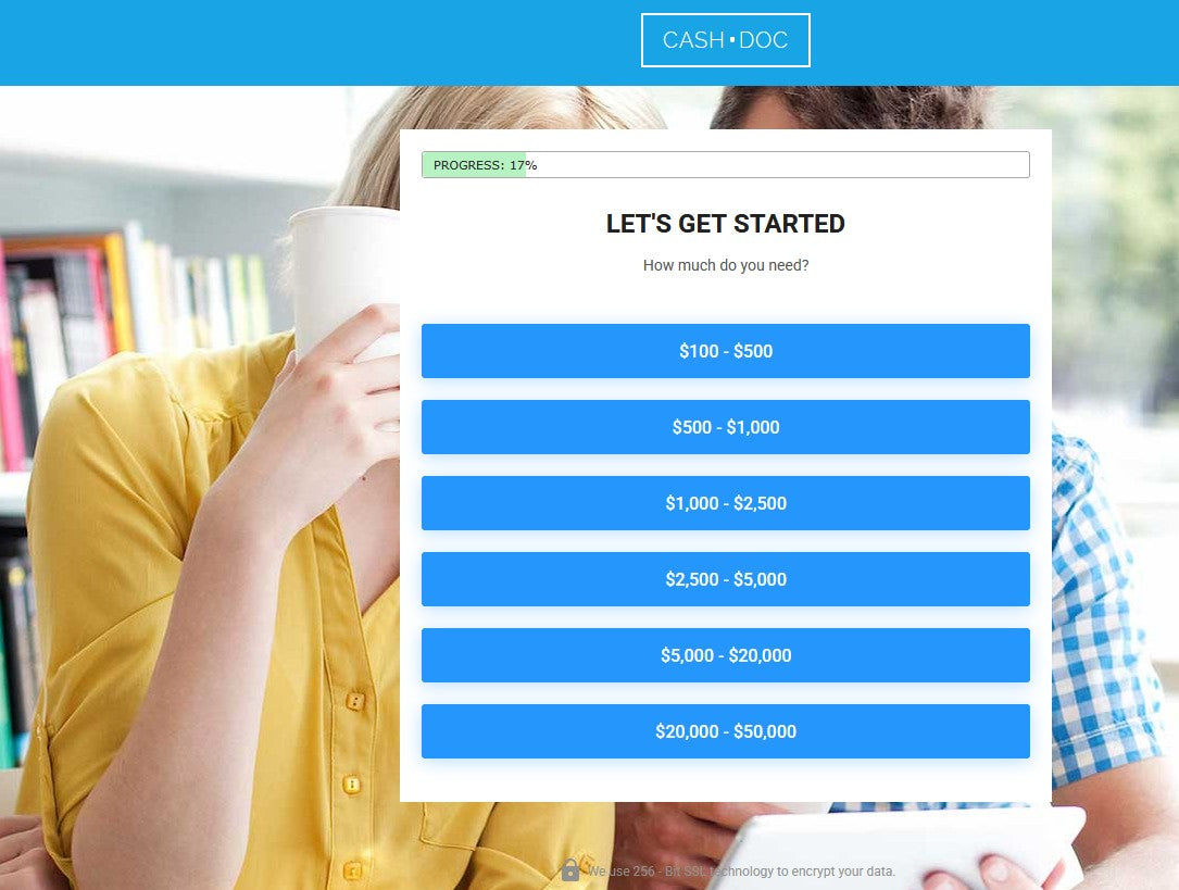 Cash Doc - Loans up to $50k - RevShare (US)