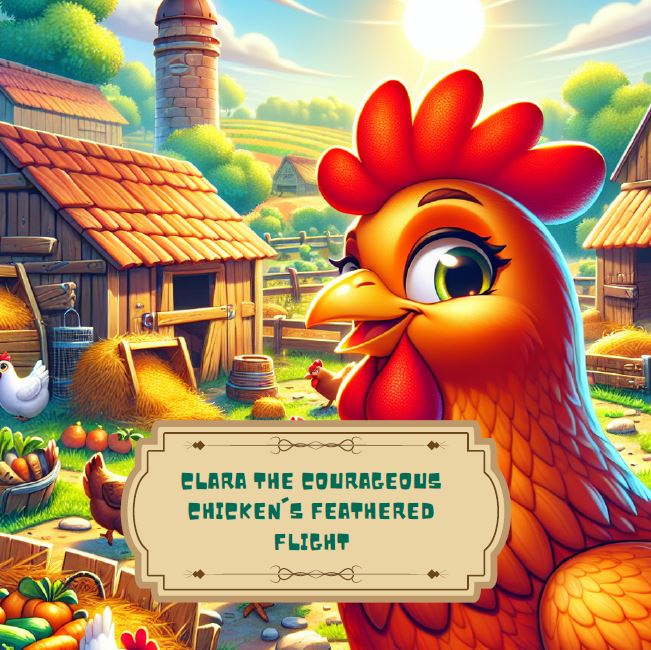 Clara the Courageous Chicken's Feathered Flight