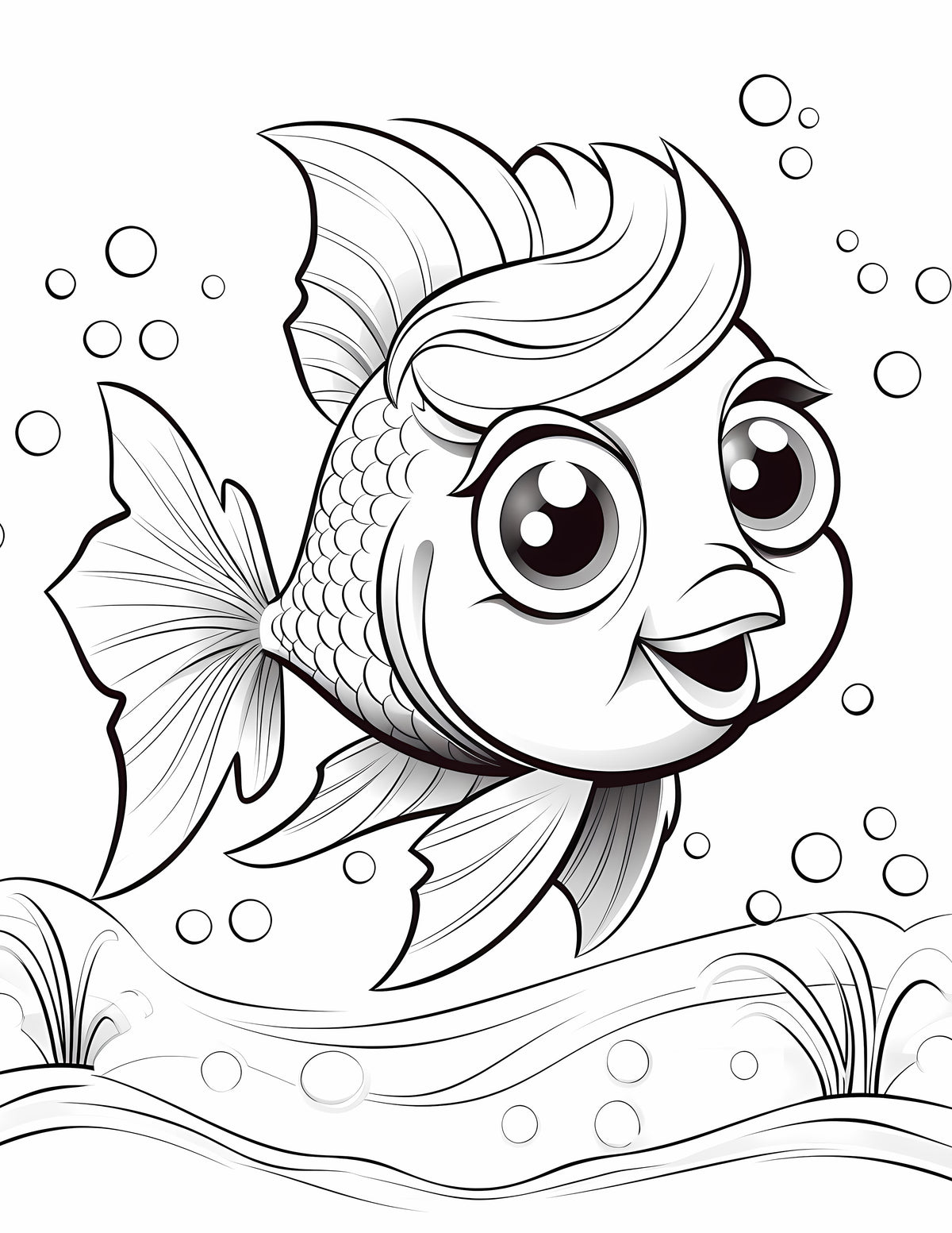 40 Nemo-Inspired Coloring Pages – Resellable PLR for Kids