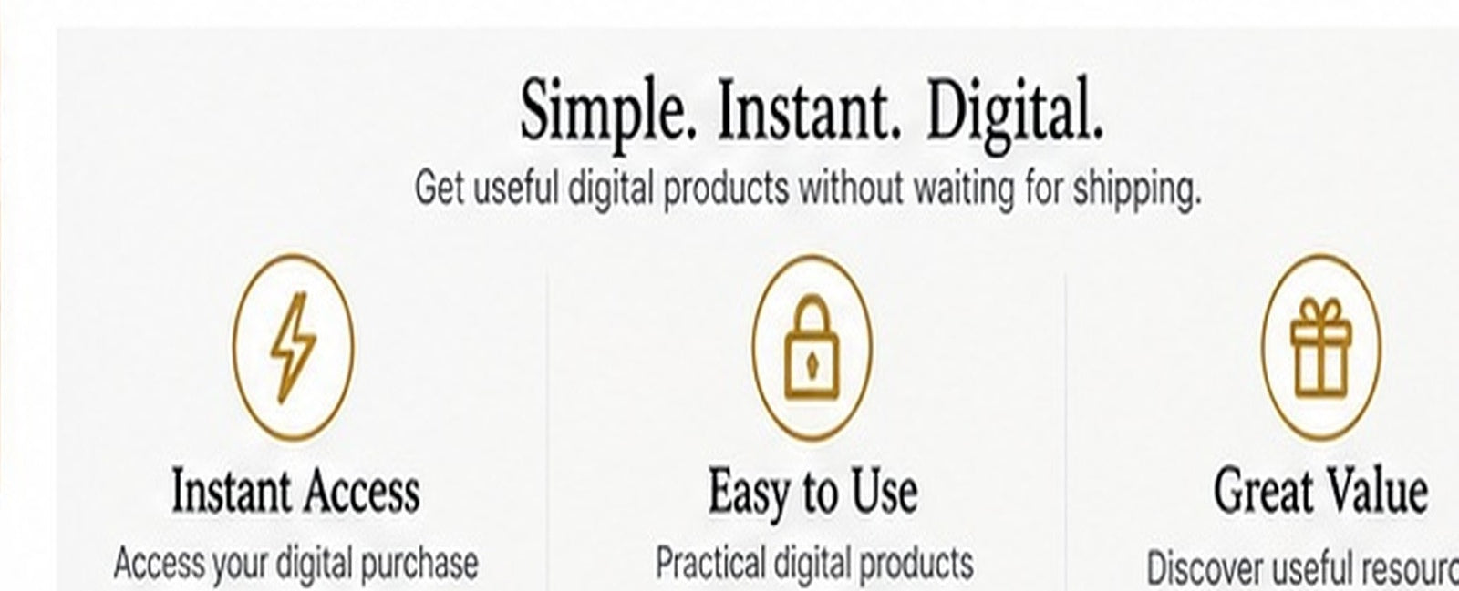 Instant access, easy to use and great value